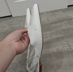 Topshop White Slingbacks Size 37 thumbnail 2