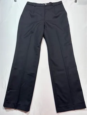 Pendleton Classic Black Virgin Wool Dress Pants Size 6 Made thumbnail 1