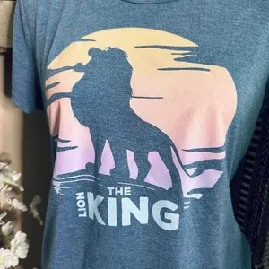 Disney The Lion King Blue Scoop Neck Short Sleeve T Shirt thumbnail 2