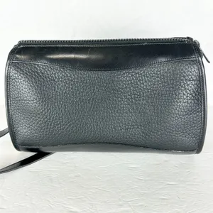 Dooney & Bourke Vintage Pebbled Leather Crossbody Bag Black P19 thumbnail 2