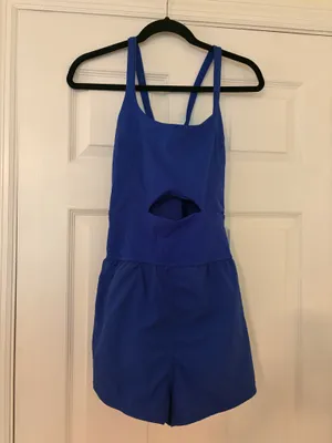 Free People Movement Righteous Runsie Blue thumbnail 2