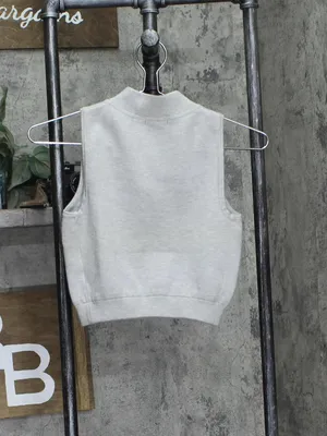 NWT Wild Fable Womens Mock Turtle Neck Zip Sweater Tank 91030442 Heather Gray XS thumbnail 5