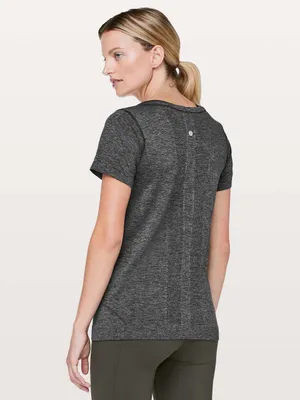 Lululemon Swiftly Tech Short Sleeve Breeze Relaxed Fit Black grey active S 6 M thumbnail 2