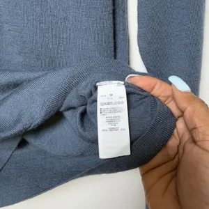 Muji Women 100% Merino Wool Sweater Medium‎ Minimalist Luxury Preppy Heritage thumbnail 6