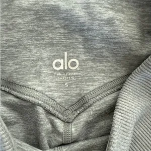 Alo Yoga - High Waist Lounge Leggings in Gray thumbnail 2