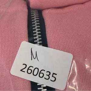 Women's Pink 1/4 Zip High Neck Sweatshirt Size Medium #260635 thumbnail 8