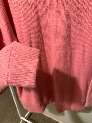 aerie oversized Coral Pink Knit Pullover size XL thumbnail 10