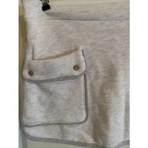 NWT Bucket List Hold Your Hand Skort Ash Gray Large Athleisure Preppy thumbnail 2
