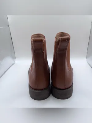 Madewell The Clearly Chelsea Boot in Leather size 6 brown thumbnail 9