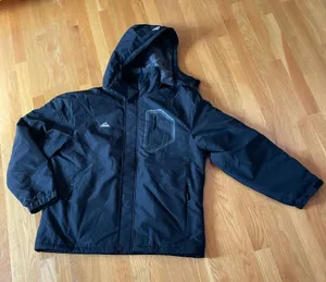 MAOYSSEN Men’s XL Black Waterproof Ski Snowboard Jacket Fleece Lined Hood NWT thumbnail 1