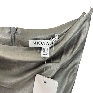 Shona Joy La Lune High Neck Cowl Maxi Dress‎ Sage thumbnail 6
