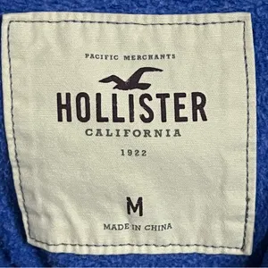 Hollister‎ Pullover Sweatshirt Bird Graphic Print Women’s Size Medium Blue thumbnail 7