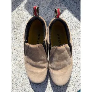 Merrell Women 8.5 Jungle Moc Taupe Suede Slip On Casual Hiking Walking Shoes thumbnail 3