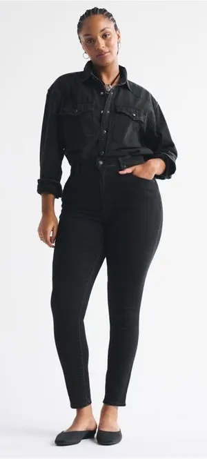 Curve Love High Rise Super Skinny Ankle Jean thumbnail 1