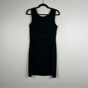 Betsey Johnson scuba Sheath Crepe‎ Dress Cross Back Sz 8 thumbnail 8