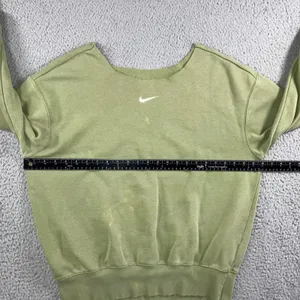 Nike Sweatshirt Women‎ Small Oversized Center Swoosh Logo Pullover Bleached thumbnail 7