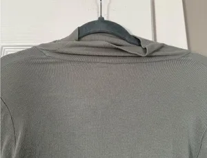 Aritzia Wilfred Grey Thermal Layering Mock Neck Sweater thumbnail 6