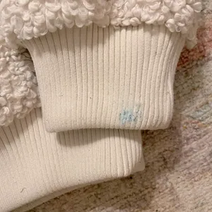 Universal Threads Cream Colored Sherpa Jacket thumbnail 5