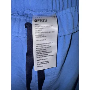 Figs Technical Collection Joggers Scrubs Womens XL Blue Drawstring Comfy Relaxed thumbnail 5