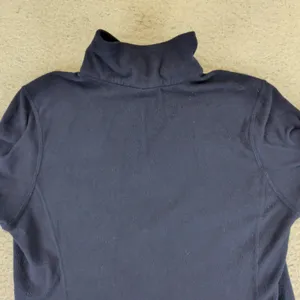 Patagonia Womens Micro D Quarter-Zip Fleece Pullover Navy Blue 26276 Size M thumbnail 4