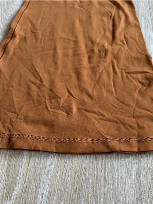 aerie High-Waist Flare Pants in Rust Brown thumbnail 2