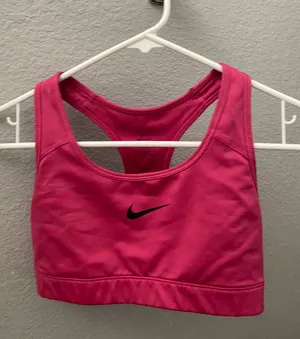 Nike Pink Sports Bra thumbnail 1