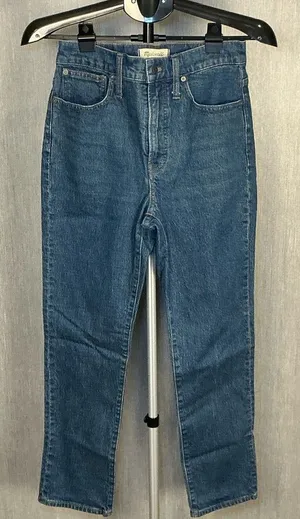 Madewell Classic High Rise Blue Denim Jeans Size 27 thumbnail 1