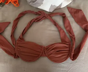 Women’s Twisted Bandeau Bikini Top thumbnail 1