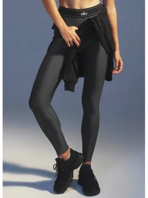 Alo Airlift High-Waist Suit Up Leggings Anthracite Black Hi-Rise Waisted Tights thumbnail 7