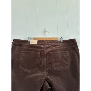 NWT NYDJ Marilyn Straight Corduroy Pants Coffee Bean Brown 22WP thumbnail 3