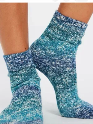 Free People Super Space Cuffed Ankle Socks thumbnail 1