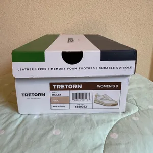 NWT Tretorn Hailey Women's Pink and Cream Sneakers size 9 thumbnail 8