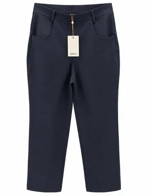 Quince Ultra Stretch Ponte Straight Leg 4 Pocket Women's Pants Med NWT thumbnail 3