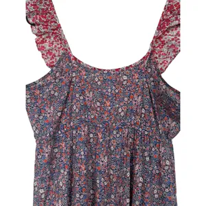 J.Crew Womens Liberty‎ Floral Mixed Print Tiered Ruffle Midi Dress Size Large thumbnail 8