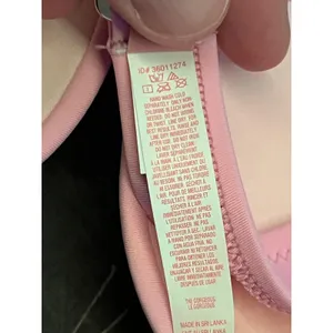 Victoria's Secret Bikini Swim Top Womens 34B Pink Halter Underwire Padded thumbnail 6
