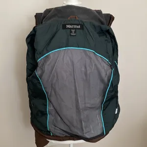 Marmot Brown lightweight rain Jacket with Fitted Silhouette thumbnail 10