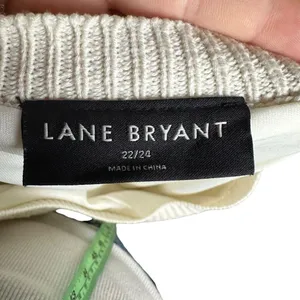 Lane‎ Bryant Birch Cream Crochet Knit Midi Dress Plus 22/24 Boho Chic Minimalist thumbnail 7