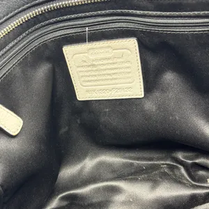 Coach Black and Tan Tote Bag thumbnail 6