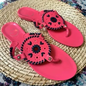Jack Rogers Womenz Georgica Jelly Sandal Pink 8 thumbnail 1