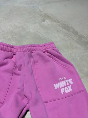 White fox boutique Pink Fleece Joggers vol 3 XXS thumbnail 4