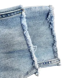 Everlane The Cheeky Straight Leg Raw Hem Light Wash Jeans Denim 26 ACTUAL‎ 28" thumbnail 9
