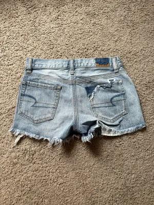 Light American Eagle Wash Jean Shorts thumbnail 2