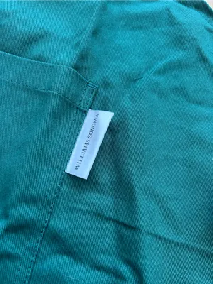 Williams Sonoma Dark Green Apron Fresh Express Logo Custom Corporate Promo NWT thumbnail 4
