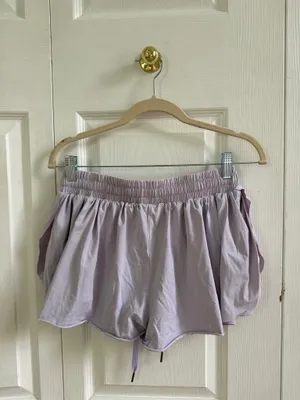 Amazon Flowy Shorts Purple thumbnail 2
