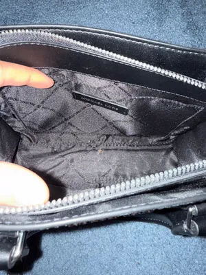 Michael Kors Black Leather Satchel Handbag thumbnail 4
