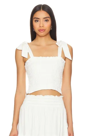 LoveShackFancy Jama Top NWT thumbnail 1