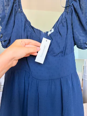 Francesca's Dress Navy Mini thumbnail 5