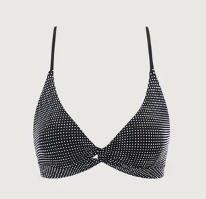 Berlook Black Polka Dot X Cross Bikini TOP ONLY 67 thumbnail 6