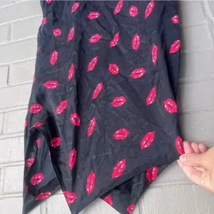 Vintage 100% Silk Hugs & Kisses Chemise Nightgown Slip Gown Nightie Lingerie M thumbnail 5