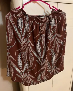 Paisley Knee Length Skirt  thumbnail 1